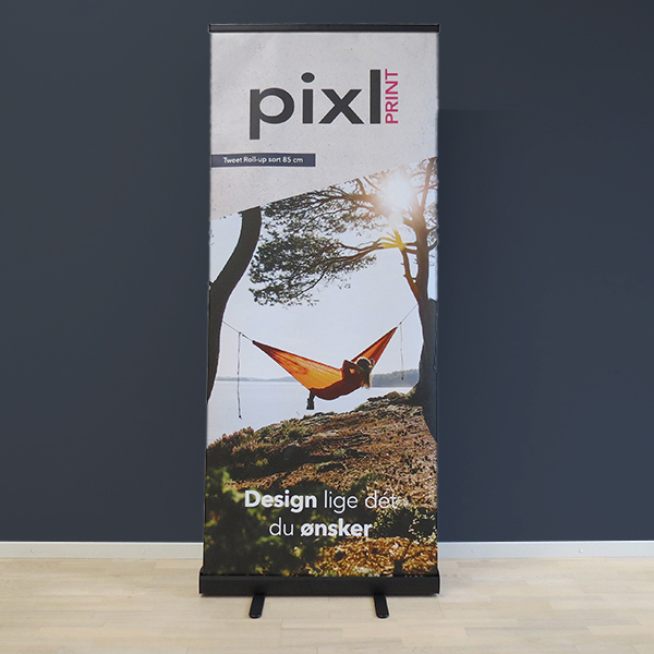 Roll-Up tweet 85cm Sort
